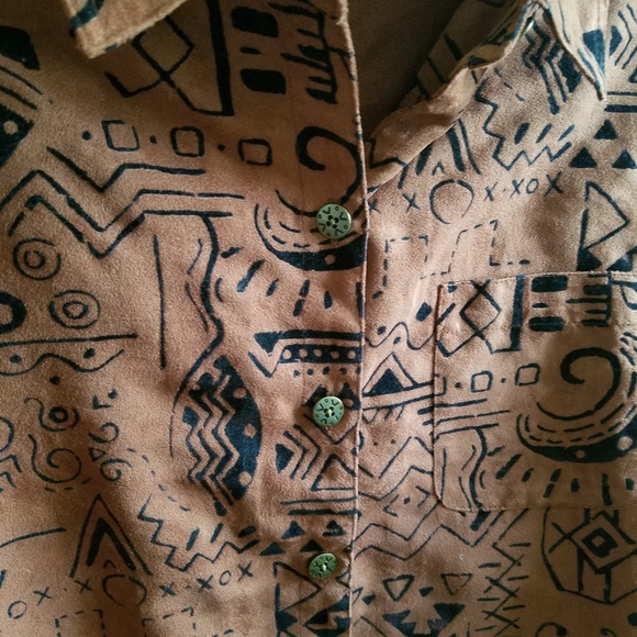 Brown Patterned Jacket - Picture 2 of 5